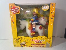 Toy Play Hallmark Rainbow Brite Twink Sprite  Starlite Horse Plush Doll Set '03