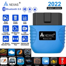 NEXAS Bluetooth OBD Scanner Diagnostic Tool Car & Motorcycle Engine Code Reader