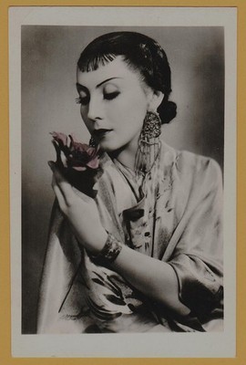 1951 Soviet Ballet Prima N. Yastrebova Mariinsky Red Poppy Tao Hao USSR Postcard