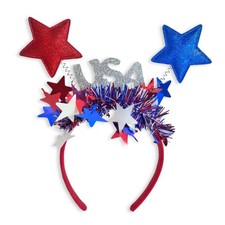 4th of July Headband Fourth of July Hair Patriotic Head Boppers Independence ...