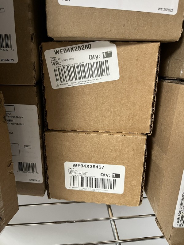 WE04X36457 GE TIMER OEM new