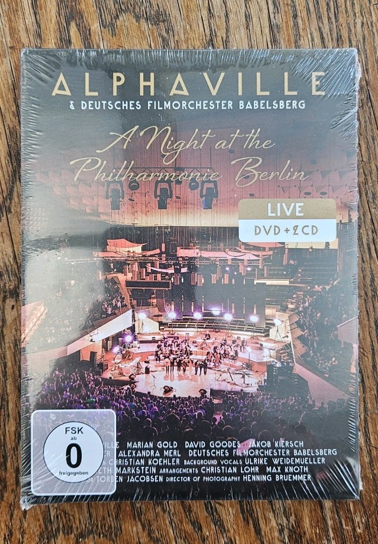 Alphaville A Night at the Philharmonie Berlin (CD) Box Set with DVD - NTSC