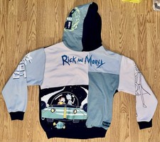 Rick And Morty Hoodie Unisex Medium Pullover Sweatshirt