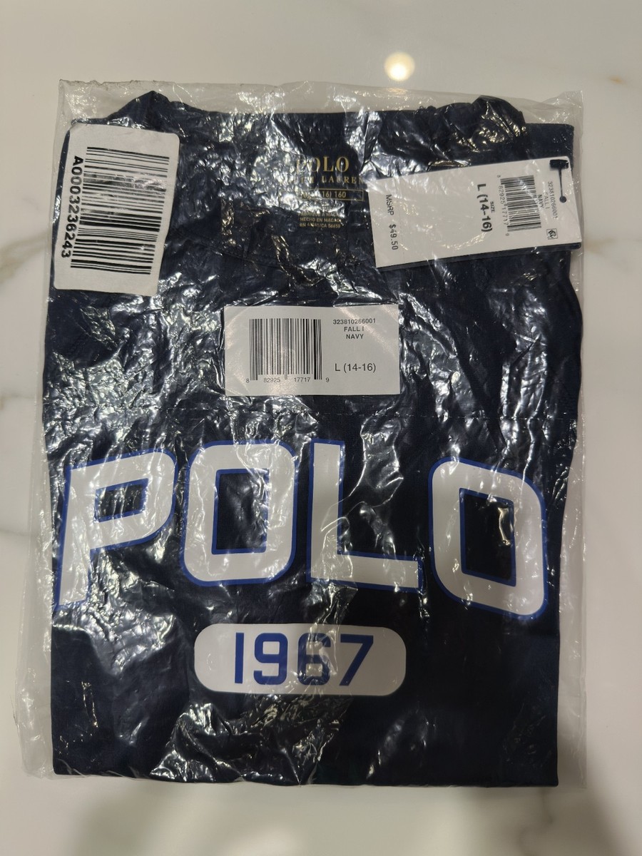 NWT Polo Ralph Lauren Performance Rash Guard/Swim Shirt L (14-16