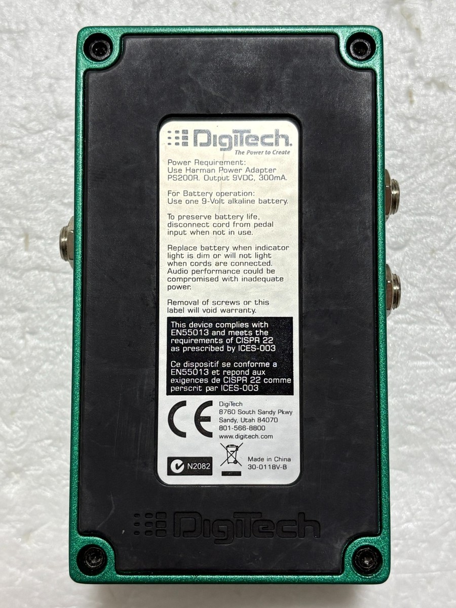 Digitech Bass Synth Wah Envelope Filter Guitar Effect Pedal Used