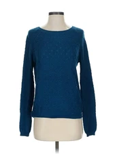 Monoprix femme Women Blue Pullover Sweater 2