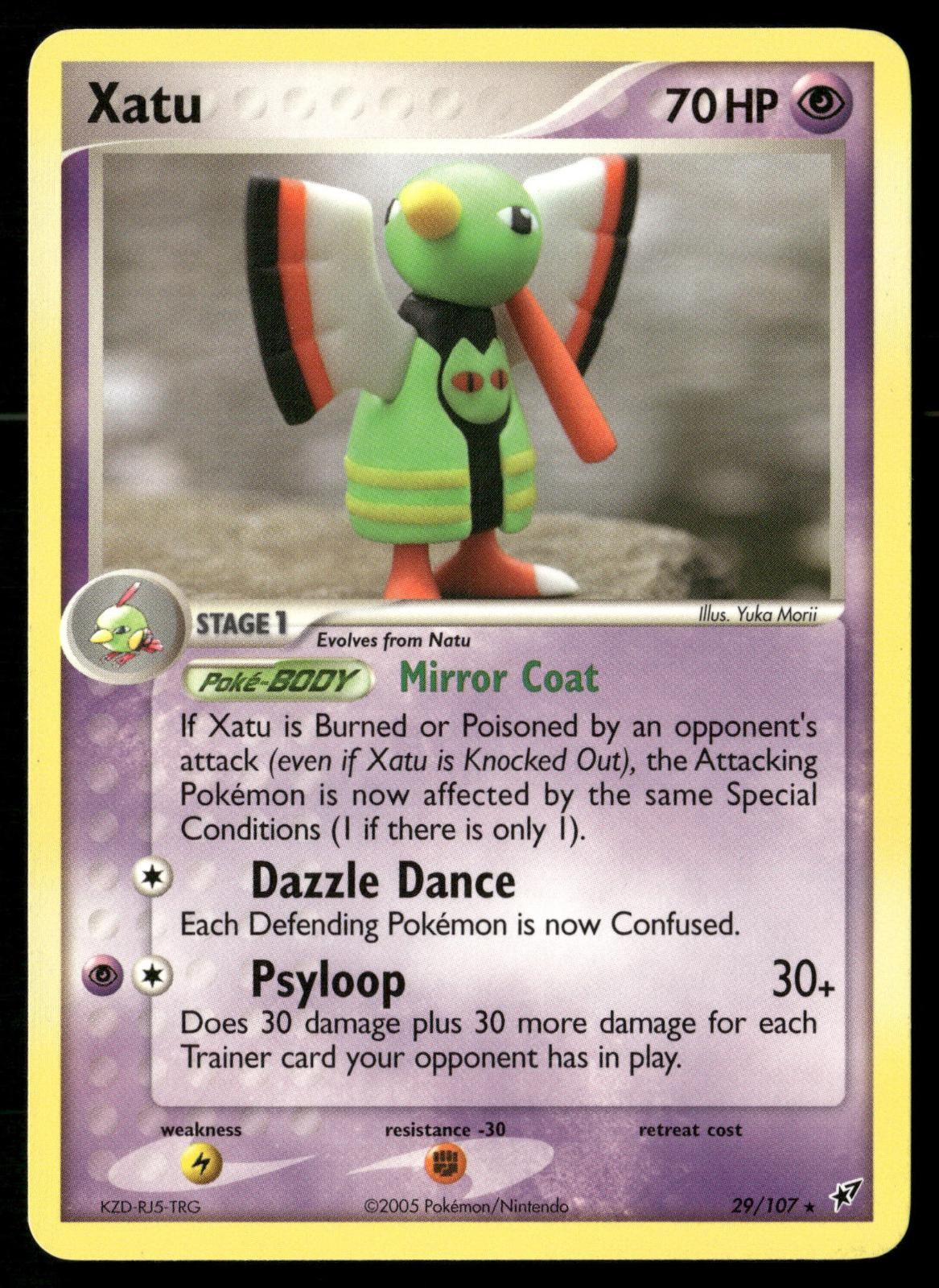 Xatu 29/107 Rare Deoxys Pokemon NM