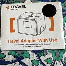 Universal Travel Adapter Converter International USB Wall Charger AC Power Plug