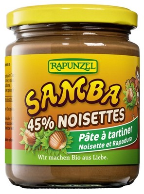 Rapunzel - Samba Haselnuss (2x500g) Bio - Nussaufstrich, Frühstück, Geschmack