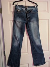  3 South Pole Jeans Y2K Women's Bootcut Size 9 Embroidered Denim Pants Nice