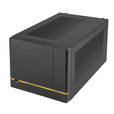 SilverStone Technology SUGO 14, SG14, Black, Mini-ITX Cube Chassis, Supports ...