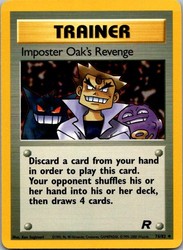 Imposter Oak's Revenge 76/82 Team Rocket Uncommon Trainer