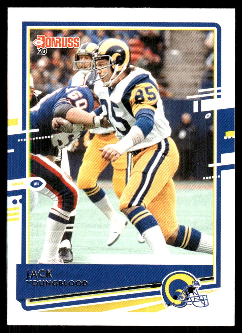 Jack Youngblood 2020 Donruss #149 Rams FREE SHIPPING StackedPacks