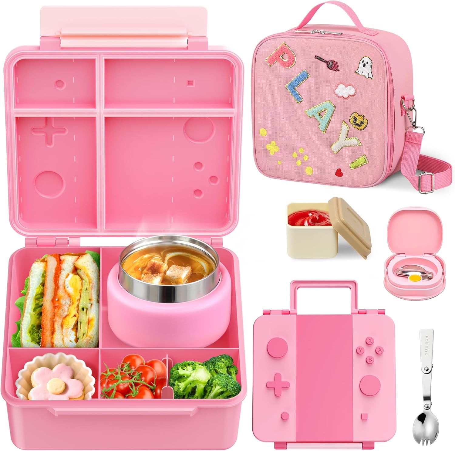 For Kids With Thermo 9oz Wide Mouth Stainless Food Jar And I