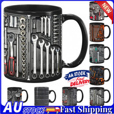 Father's Day Mug Cup Tool Box Mechanic Funny Novelty Birthday Gift Him Dad