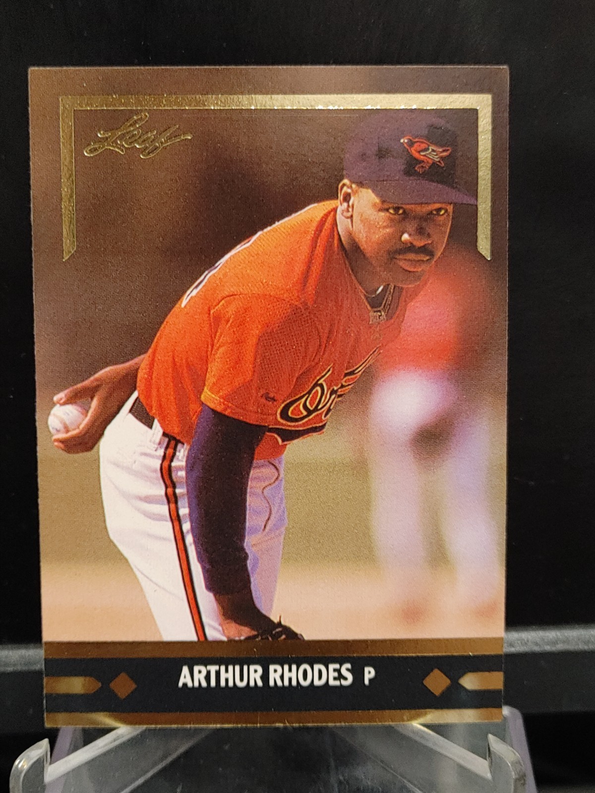 Arthur Rhodes RC 1991 Leaf Gold Rookies #BC6 - Baltimore Orioles - B