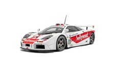 SOLIDO S1804111 MCLAREN F1 GTR SHORT TAIL WHITE 2 Horas de Brasilia 1996 1/18
