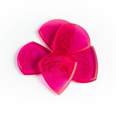 Dan's Guitar Store - Premium 3.00mm Precision Pick - 5-Pack - 3mm, Fuchsia 
