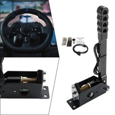 Avec pince pour Asseto G25/G27/G29/T300 Frein à main de course USB Sim，14 bits E