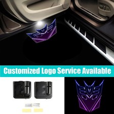 Wireless Infrared Senor Car Door Led Lights - Blue Purple Transformer Decepticon