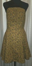 Kimchi Blue Urban Outfitters Strapless Corset Dress Floral Size L NWT Lace-Up