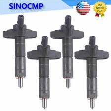 4pcs Fuel Injectors For Ford New Holland Tractor 3930 4640 4830 5030 5110 555d