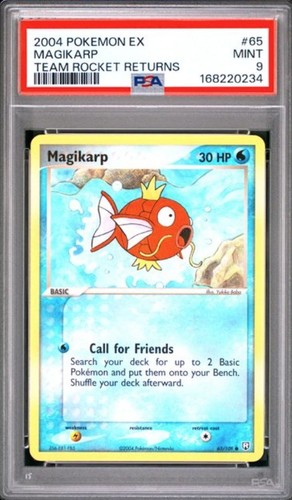 Magikarp graded PSA 9 for sale on eBay