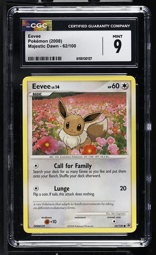 Eevee graded CGC 9 for sale on eBay