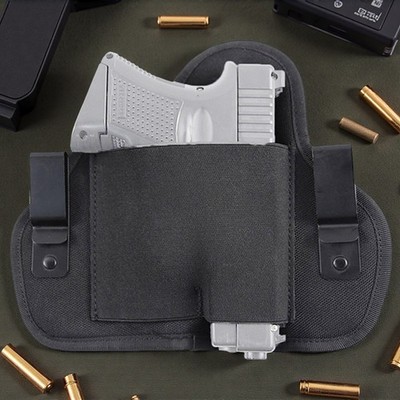 IWB Dual Clip Tactical Soft Pancake Concealed Carry IWB Gun Holster Ambidextrous