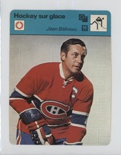 1977-79 Sportscasters Series 34 French Lausanne Jean Beliveau #34-05 HOF 10pr
