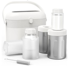 Portable Breast Milk Cooler   22oz Breastmilk Chiller with Temp Display, 360 
