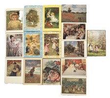 Lot of 15 Vintage People Blank Greeting Cards