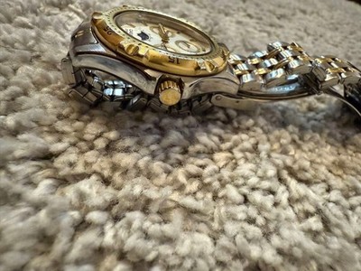 CASIO MD-740 Half Moon Moon Phase Men's Wrist Watch Working USED