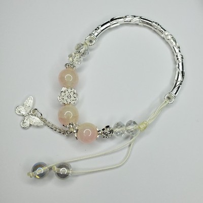Hand crafted artisan unique gemstone bracelet