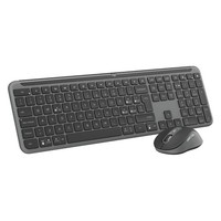 Logitech MK950 Wireless Bluetooth Set Maus Tastatur Qwerty Italienisch Schwarz
