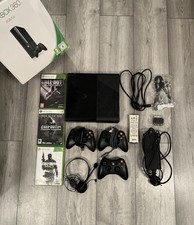 Original Xbox 360 E console 4GB edition + 250GB + 3 Controllers And Accessories
