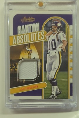 2024 Panini Absolute - Canton Absolutes Fran Tarkenton #CA-FTN Gold 95/99 Patch
