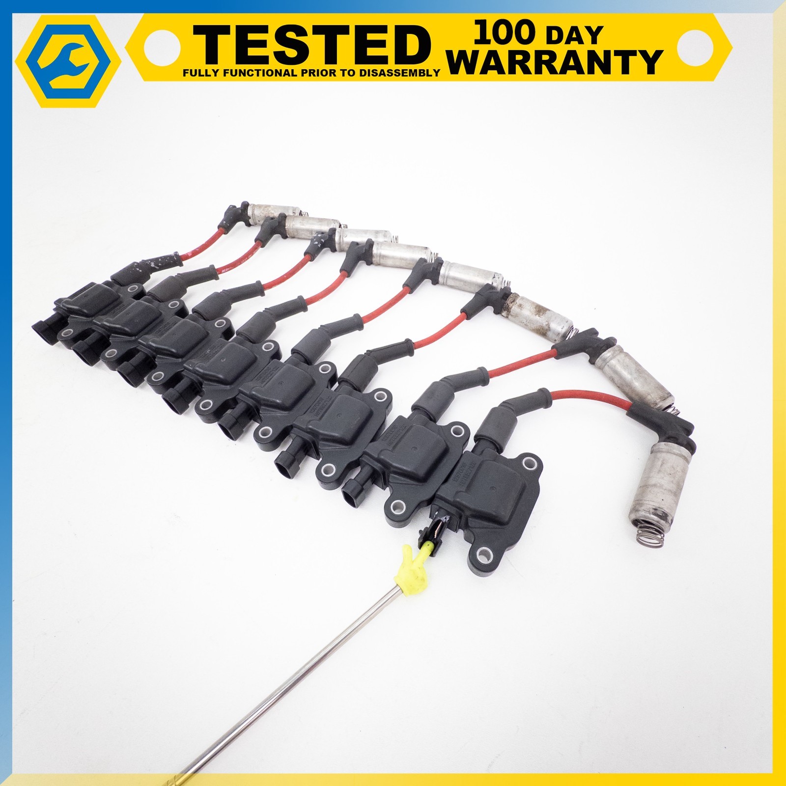 05-13 CHEVROLET CORVETTE C6 V8 ENGINE MOTOR IGNITION COIL SET OF 8 OEM