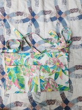 Colorful Floral Paint  Garden Apron Handmade