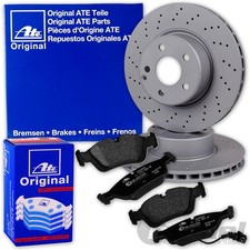 ATE BREMSSCHEIBEN 320mm Gelocht + BELÄGE VORNE für AUDI A4 B7 8E Limo + Avant