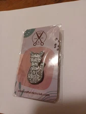 Fun  Cat Enamel Pin Badge, I Work Hard So My Cat Can Live A Better Life
