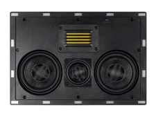 Monoprice Amber 3-Way Carbon Fiber In-Wall Speaker Center Channel - Dual 5.25in