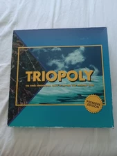 Vintage Triopoly Board Game Limited Premier Edition First Run w/COA #1739.