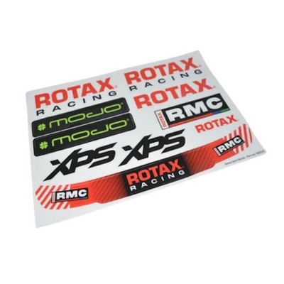 Rotax Max Evo Kart Aufkleber Set und Visier Sticker Tony Kart Gillard Kart Parts UK