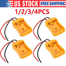 Power Connector DIY Battery Adapter Holder Dock For DeWalt 18V/20V Max Battery