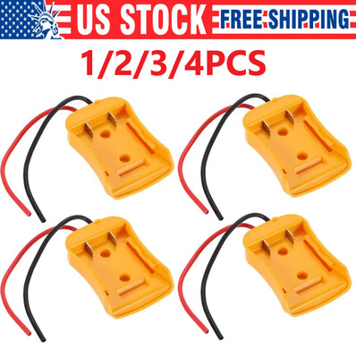 Power Connector DIY Battery Adapter Holder Dock For DeWalt 18V/20V Max Battery