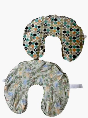 Boppy nursing pillow cover 2 Pack/Polka Dot& Jungle Print