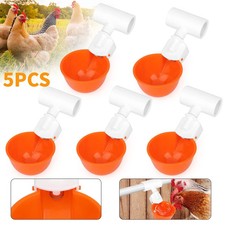 5PCS Chicken Automatic Watering Cups Drinker Waterer for Duck Quail Hen Poultry