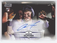 2025 Topps Stadium Club Baseball Aaron Schunk On Card Auto Autograph RC Rockies