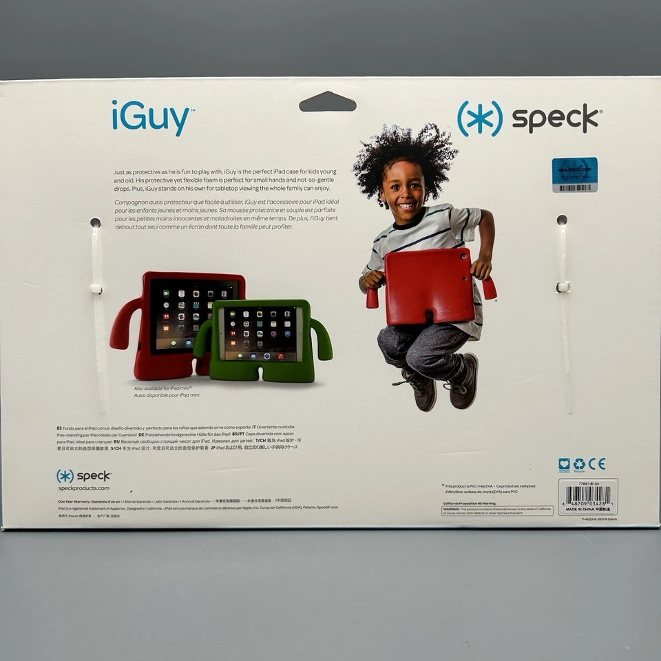 Speck iGuy Case for Apple iPad 9.7" (6th/5th Gen) iPad Air 2/Air 1 Kid Friendly - Image 2 of 4